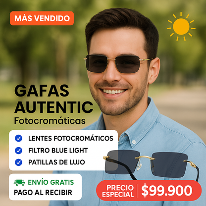 [Últimas 7  Unidades] Gafas Fotocromáticas Auténticas