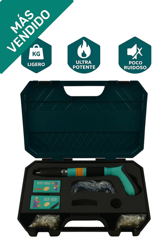 [50%OFF] ¡Kit de Pistola de Clavos + Accesorios Incluidos™!