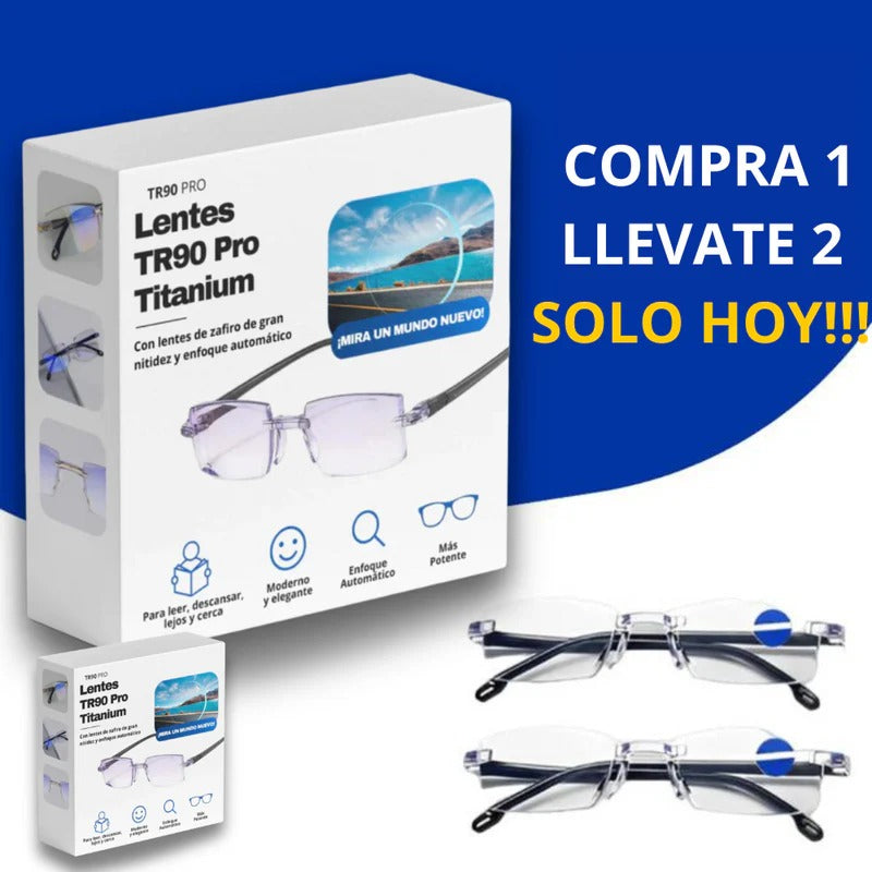 [ ÚLTIMAS 7 UNIDADES ] Gafas Inteligentes TR90 Titanium Pro - ¡PAGUE 1 Y LLEVE 2 SOLO HOY!