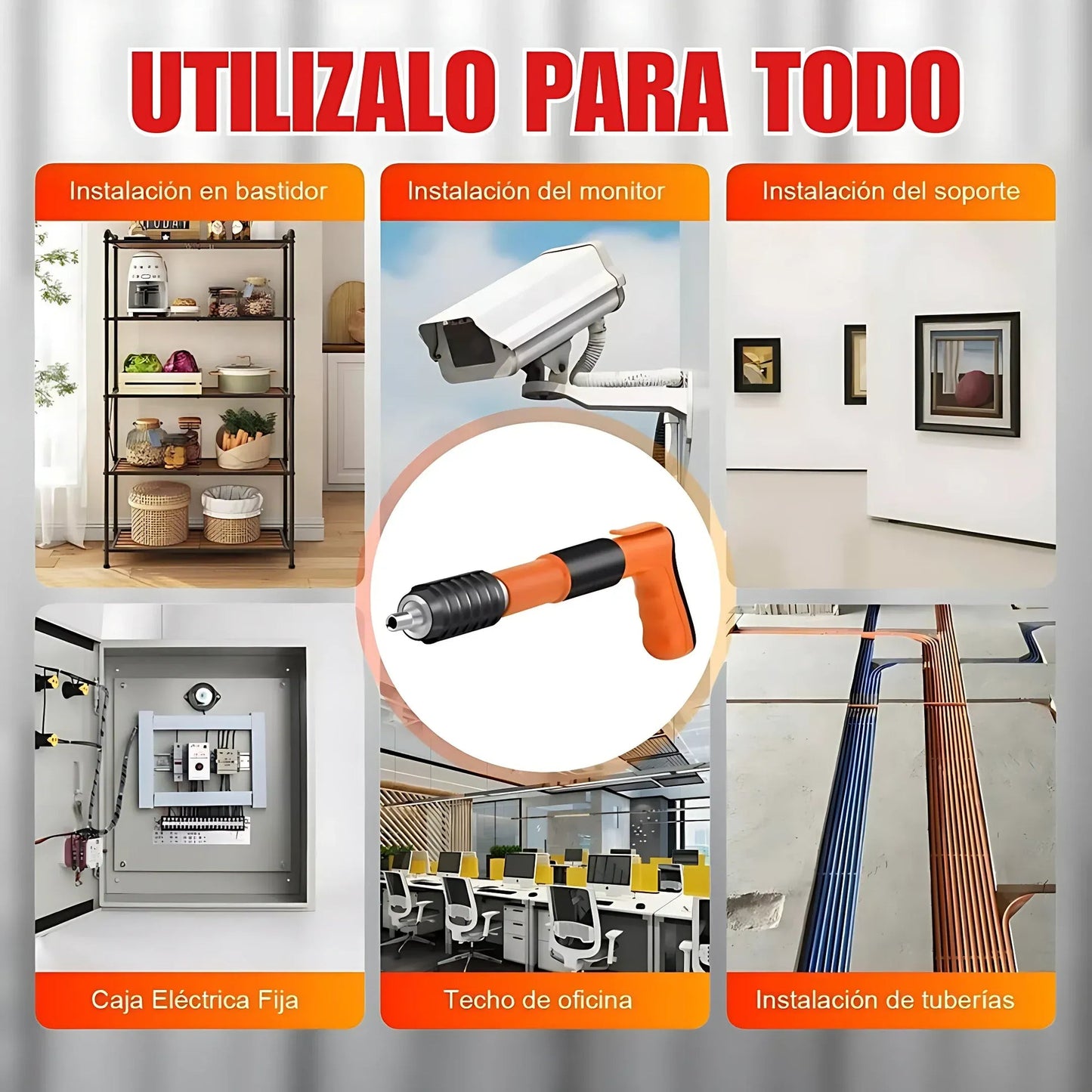 [ULTIMAS 7  UNIDADES] Pistola Fijadora ClavoFacil + 3 REGALOS